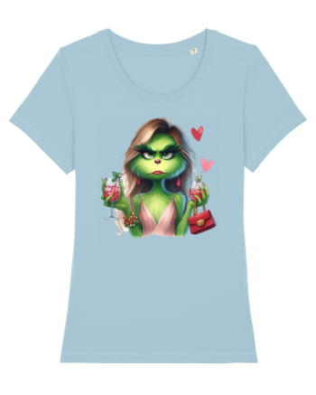 în stil chic Grinch - Fashionistă îndrăgostită și rebelă v8 Sky Blue