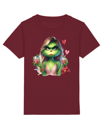 în stil chic Grinch - Fashionistă îndrăgostită și rebelă v8 Burgundy