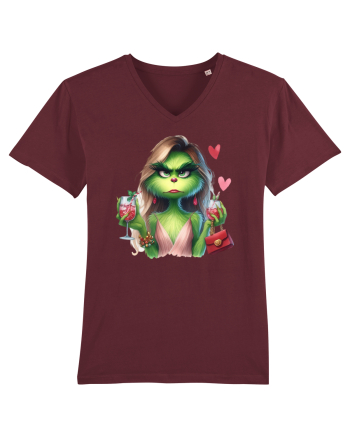 în stil chic Grinch - Fashionistă îndrăgostită și rebelă v8 Burgundy
