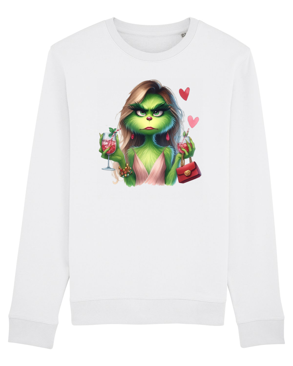 Bluză mânecă lungă Unisex Rise White