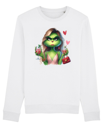 în stil chic Grinch - Fashionistă îndrăgostită și rebelă v8 White