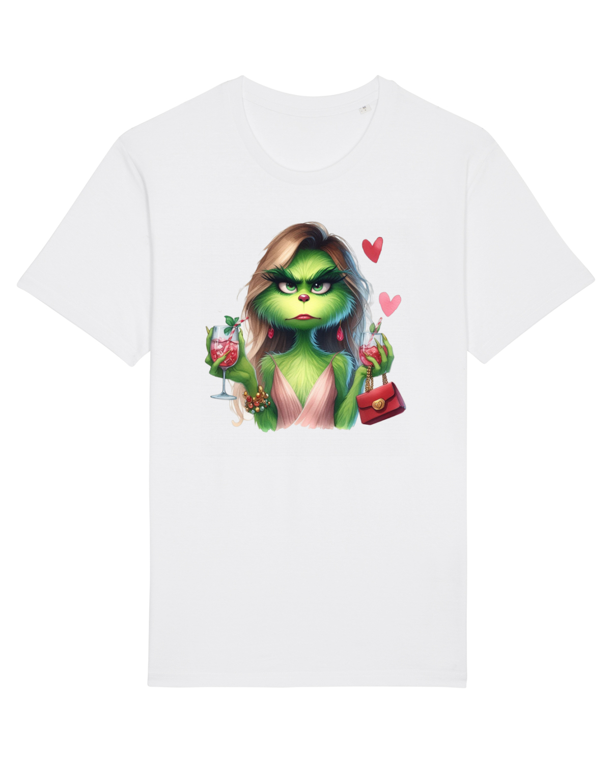 Tricou mânecă scurtă Unisex Rocker White