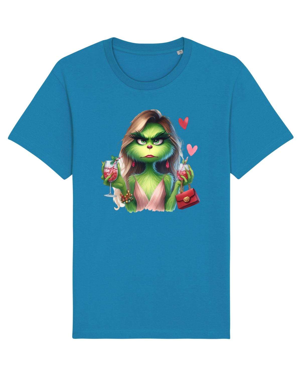 Tricou mânecă scurtă Unisex Rocker Azur