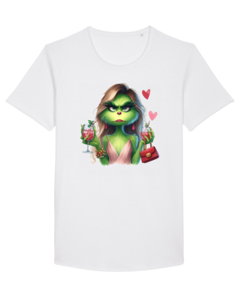 în stil chic Grinch - Fashionistă îndrăgostită și rebelă v8 White