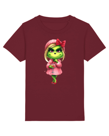 în stil chic Grinch - Fashionistă îndrăgostită și rebelă v9 Burgundy