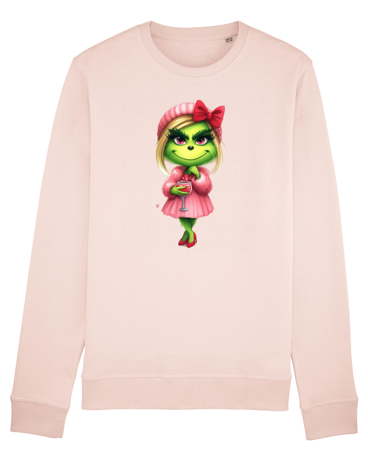 Bluză mânecă lungă Unisex Rise Candy Pink