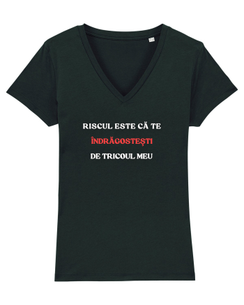 RISCUL SĂ TE ÎNDRĂGOSTEȘTI DE TRICOU Black
