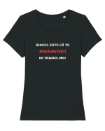 RISCUL SĂ TE ÎNDRĂGOSTEȘTI DE TRICOU Tricou mânecă scurtă guler larg fitted Damă Expresser