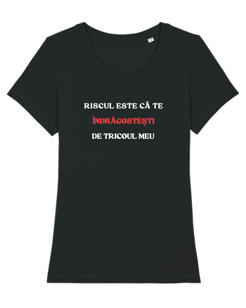 RISCUL SĂ TE ÎNDRĂGOSTEȘTI DE TRICOU Black