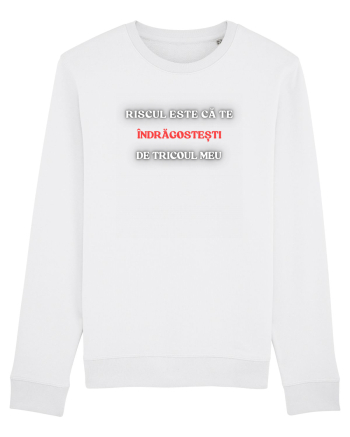 RISCUL SĂ TE ÎNDRĂGOSTEȘTI DE TRICOU White