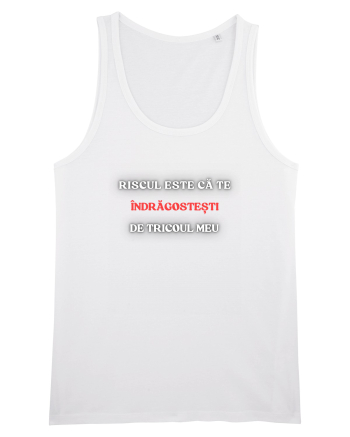 RISCUL SĂ TE ÎNDRĂGOSTEȘTI DE TRICOU White