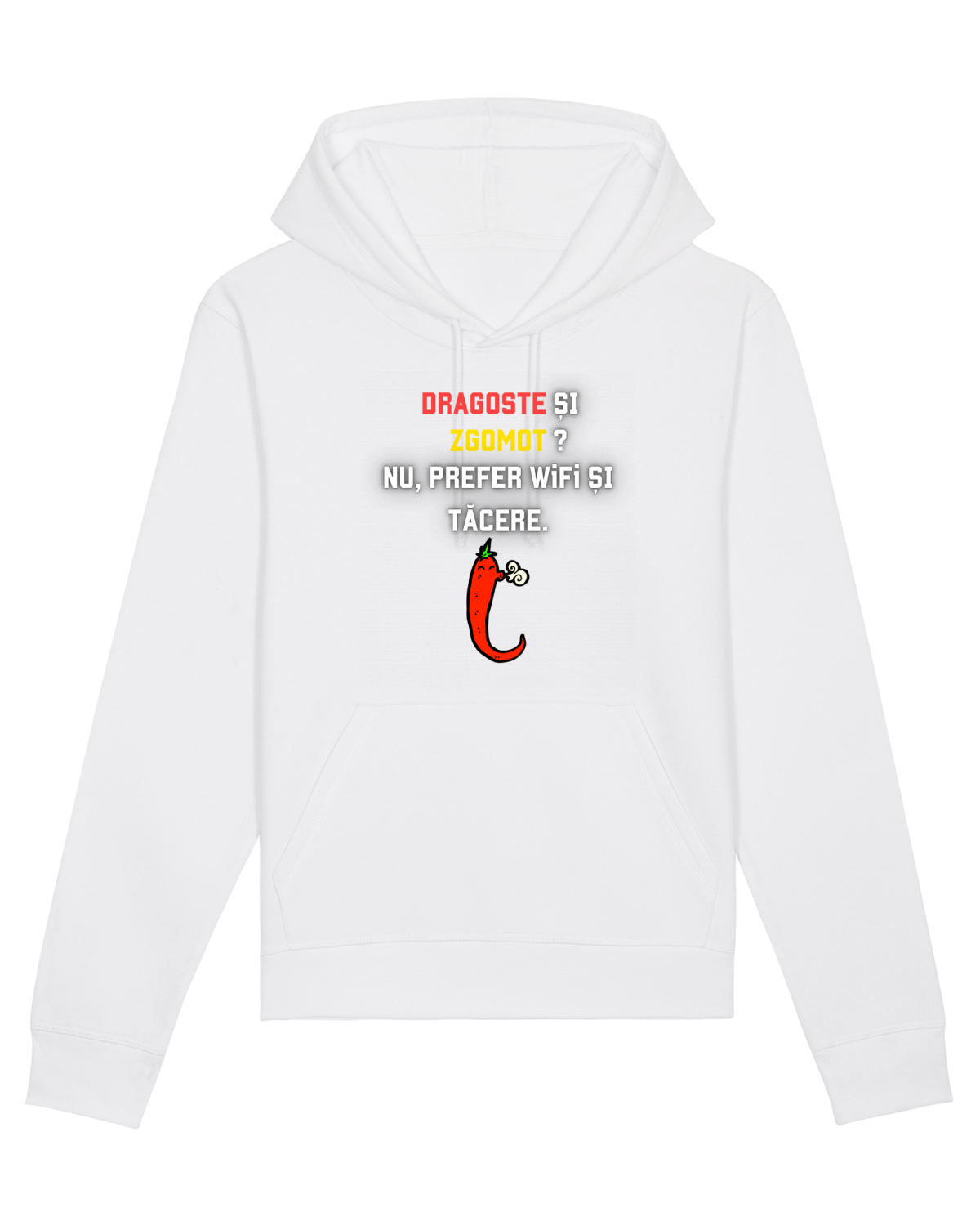 Hanorac Unisex Drummer White