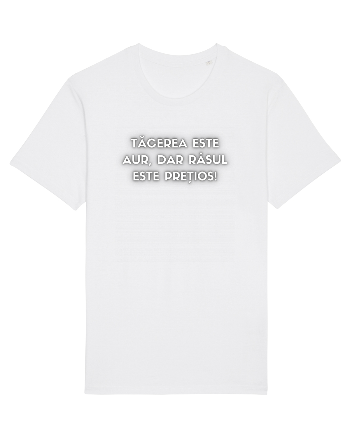 Tricou mânecă scurtă Unisex Rocker White