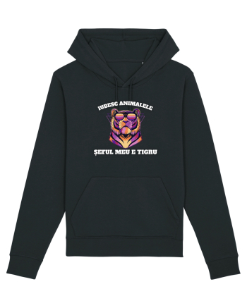IUBESC ANIMALELE - ȘEFUL MEU E TIGRU Black