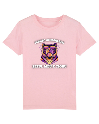IUBESC ANIMALELE - ȘEFUL MEU E TIGRU Cotton Pink