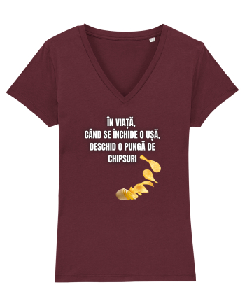DESCHID O PUNGĂ DE CHIPSURI Burgundy