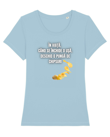 DESCHID O PUNGĂ DE CHIPSURI Sky Blue