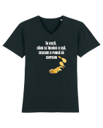 DESCHID O PUNGĂ DE CHIPSURI Tricou mânecă scurtă guler V Bărbat Presenter