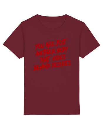 Hide behind desires Burgundy