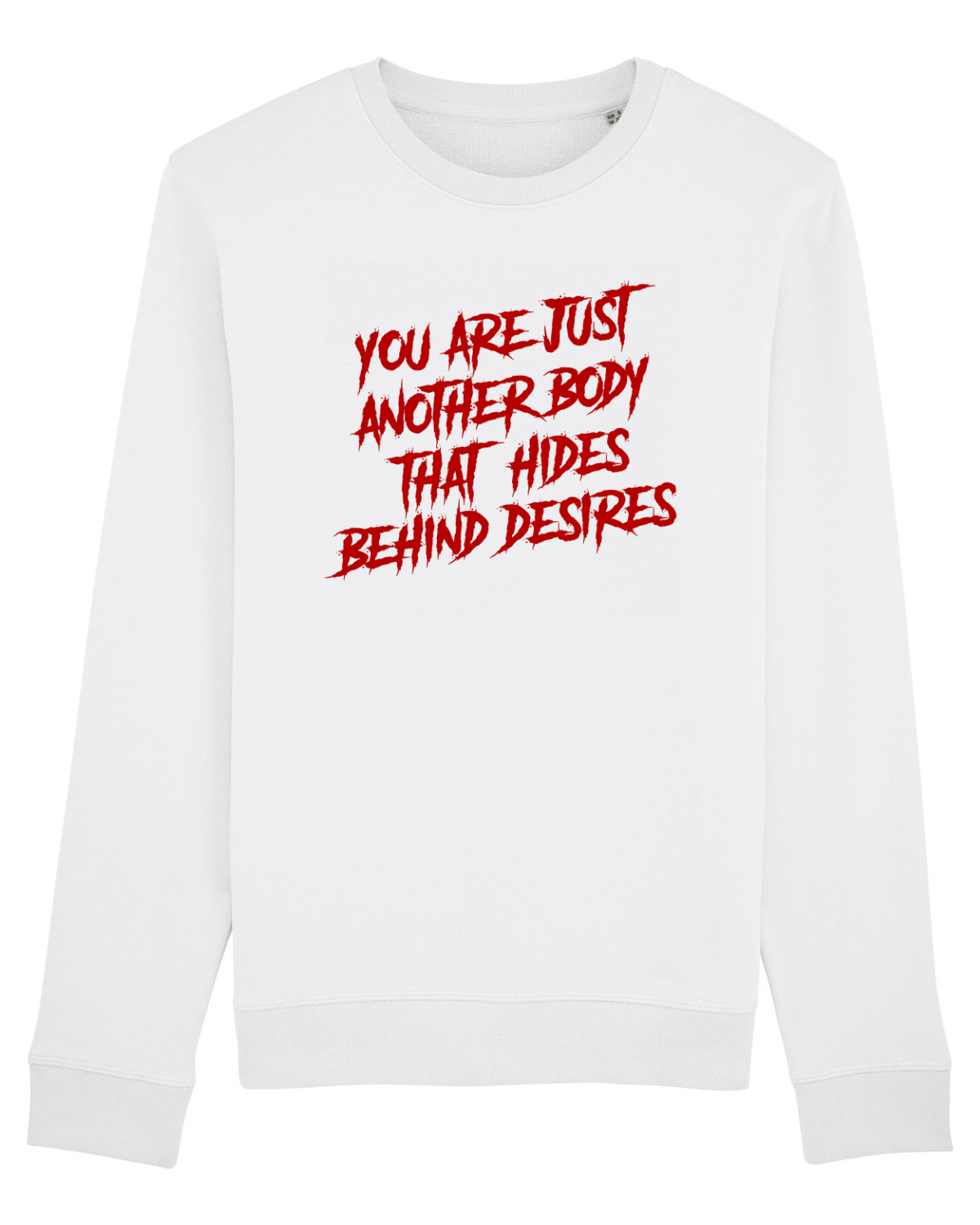 Bluză mânecă lungă Unisex Rise White