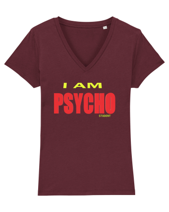 Psycho student Burgundy