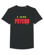 Psycho student Tricou mânecă scurtă guler larg Bărbat Skater