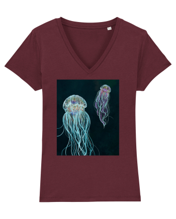 Jellyfish Burgundy
