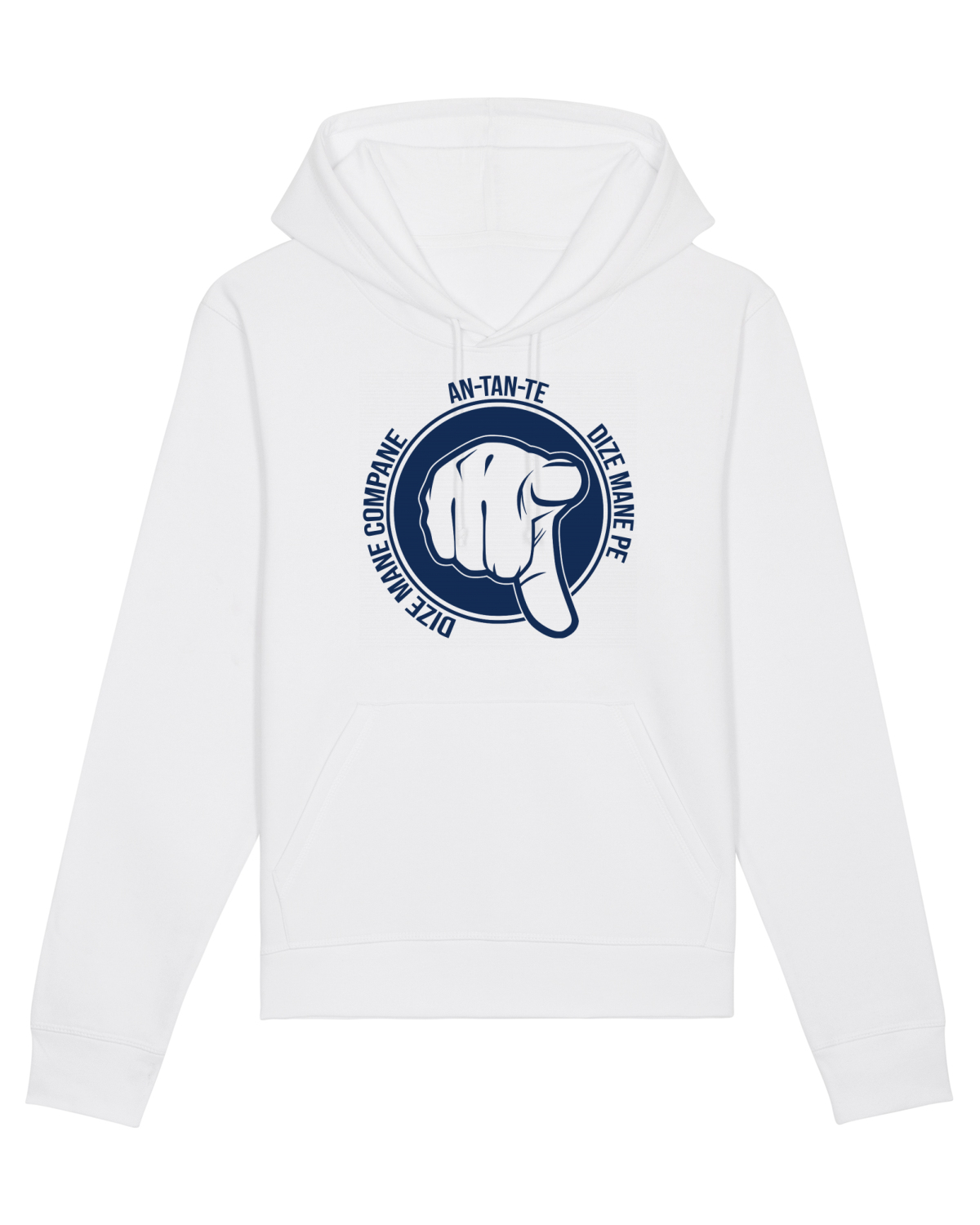 Hanorac Unisex Drummer White