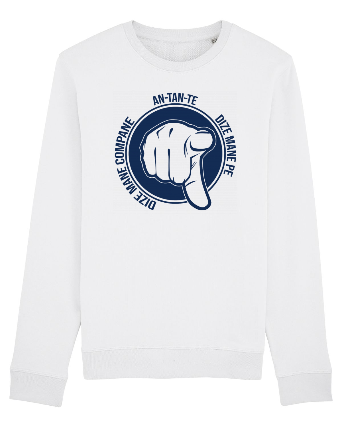 Bluză mânecă lungă Unisex Rise White
