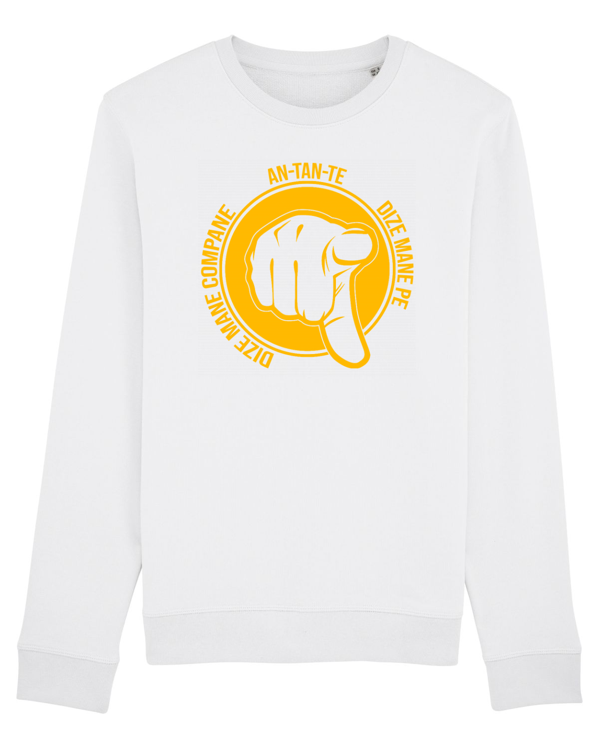 Bluză mânecă lungă Unisex Rise White