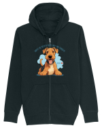 NUP! MAI BINE NE JUCAM! (ENGLEZA) - AIREDALE TERRIER 2 Hanorac cu fermoar Unisex Connector