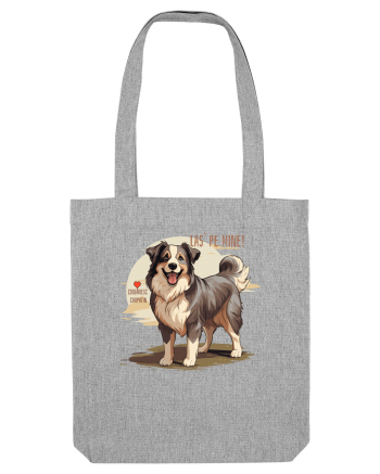 LAS` PE MINE! CIOBANESC CARPATIN Heather Grey