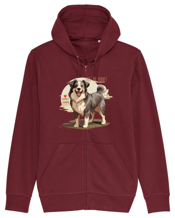 LAS` PE MINE! CIOBANESC CARPATIN Burgundy
