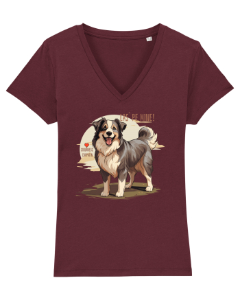 LAS` PE MINE! CIOBANESC CARPATIN Burgundy