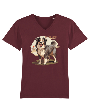 LAS` PE MINE! CIOBANESC CARPATIN Burgundy