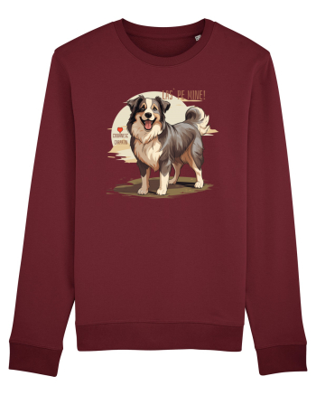 LAS` PE MINE! CIOBANESC CARPATIN Burgundy