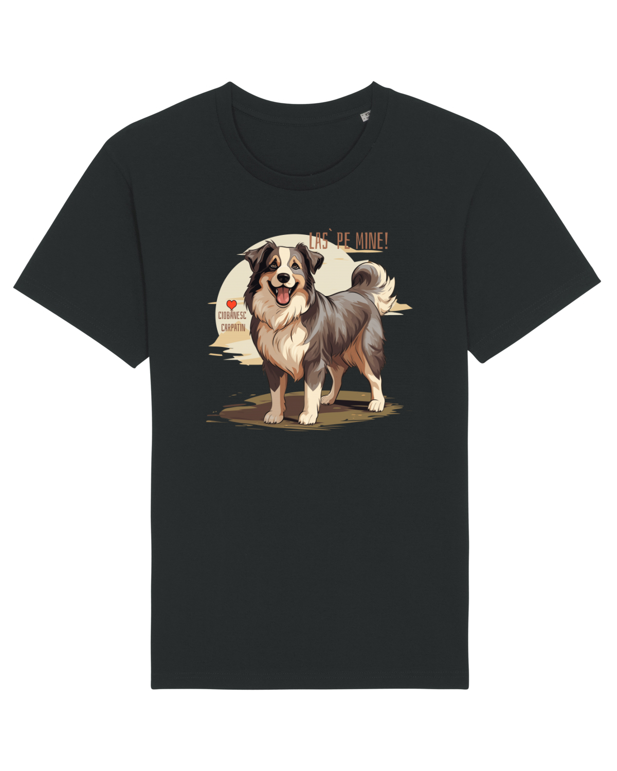 Tricou mânecă scurtă Unisex Rocker Black