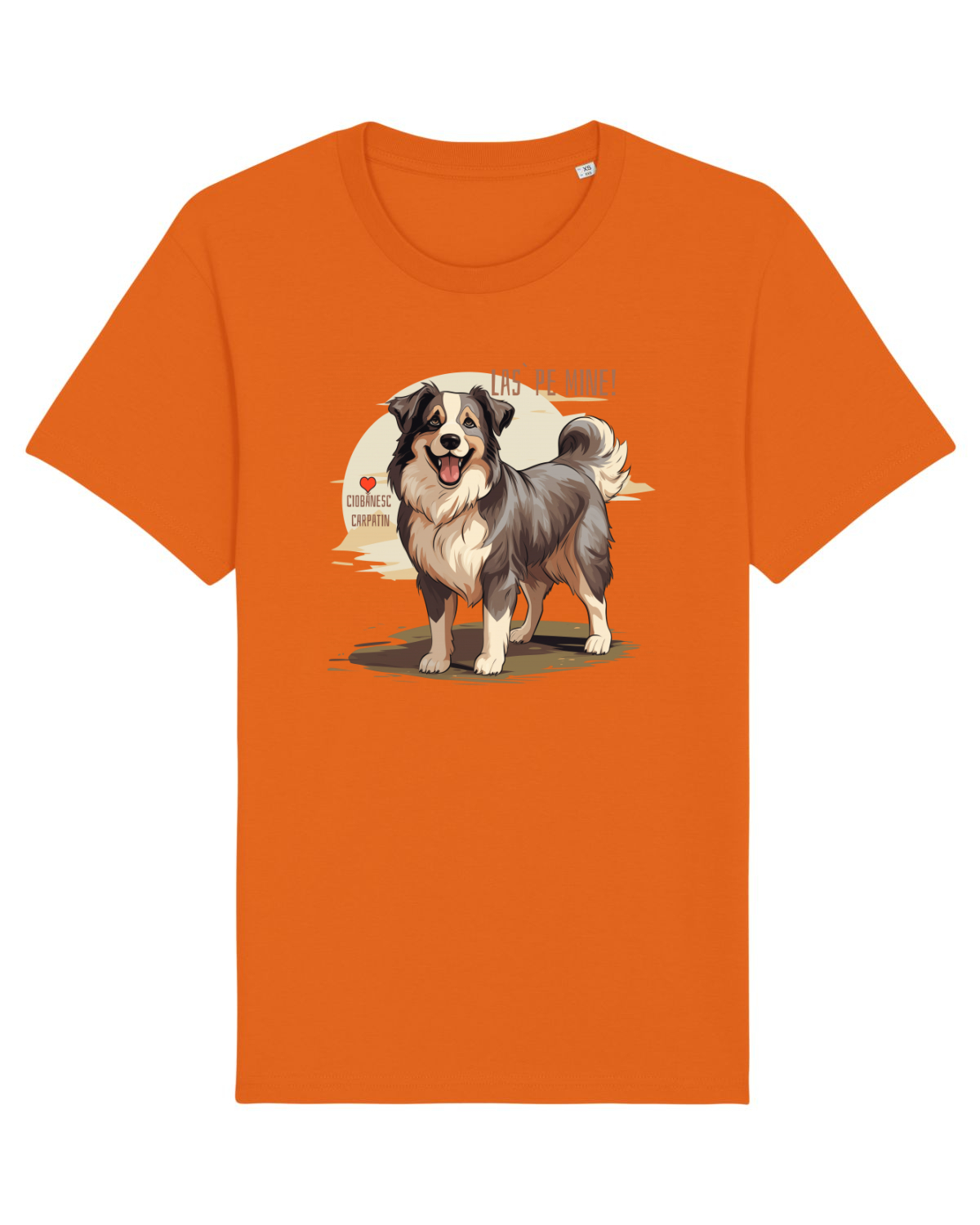 Tricou mânecă scurtă Unisex Rocker Bright Orange