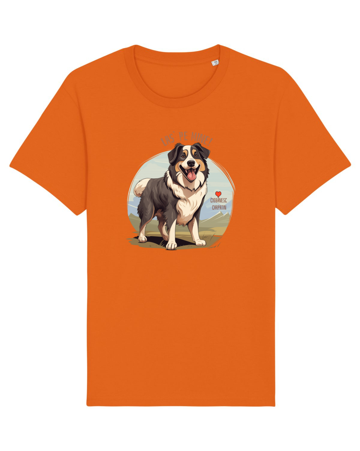 Tricou mânecă scurtă Unisex Rocker Bright Orange