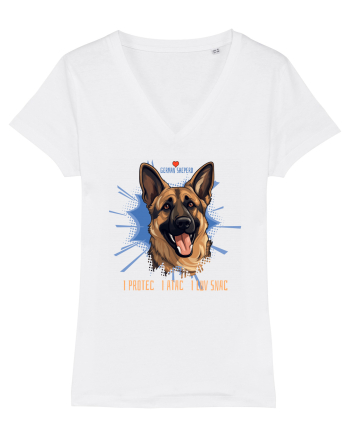 I PROTEC I ATAC I LUV SNAC - GERMAN SHEPERD White