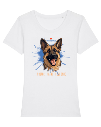 I PROTEC I ATAC I LUV SNAC - GERMAN SHEPERD White