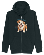 NOPE, NOT TODAY - BULLDOG ENGLEZ Hanorac cu fermoar Unisex Connector