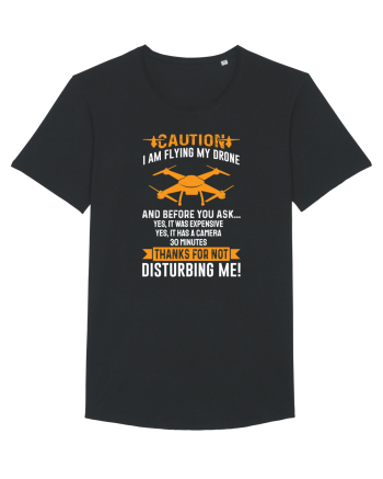 pt pasionații de drone - Caution I am flying my drone Black
