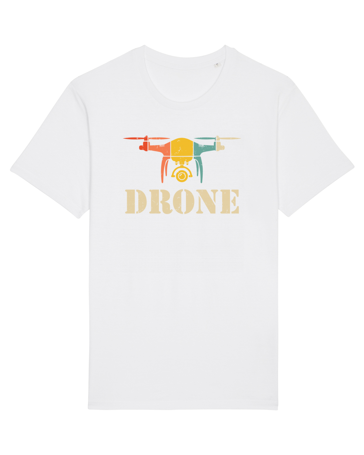 Tricou mânecă scurtă Unisex Rocker White