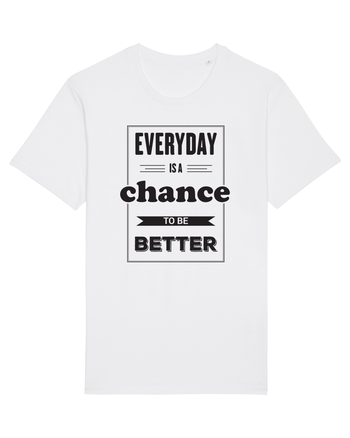 Tricou mânecă scurtă Unisex Rocker White