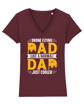 pt pasionații de drone - Drone flying dad Burgundy