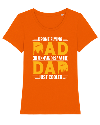 pt pasionații de drone - Drone flying dad Bright Orange