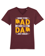 pt pasionații de drone - Drone flying dad Tricou mânecă scurtă guler V Bărbat Presenter