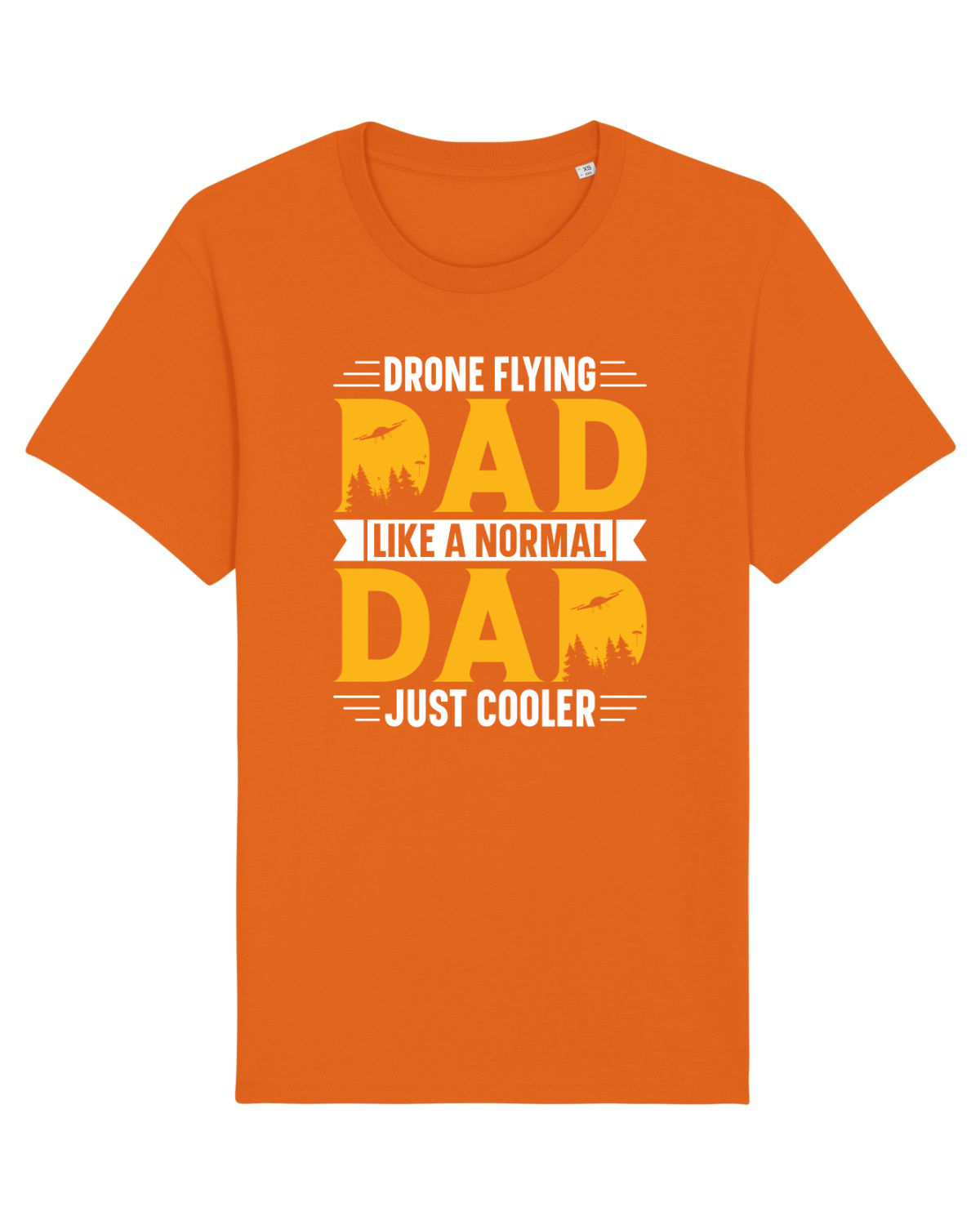 Tricou mânecă scurtă Unisex Rocker Bright Orange