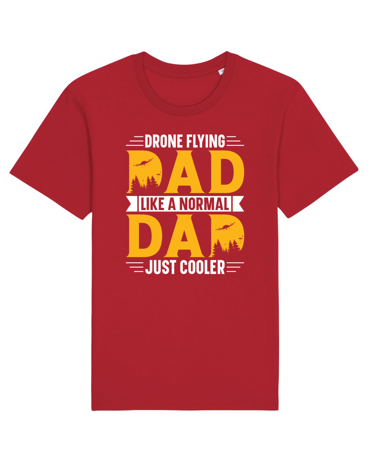 Tricou mânecă scurtă Unisex Rocker Red